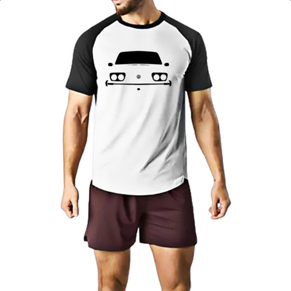 Camiseta Raglan Brasilia silhueta - Imagem 2