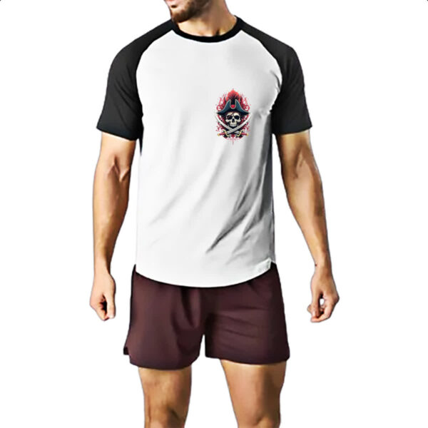 Camiseta Raglan Brasao pirata 02 - Imagem 2