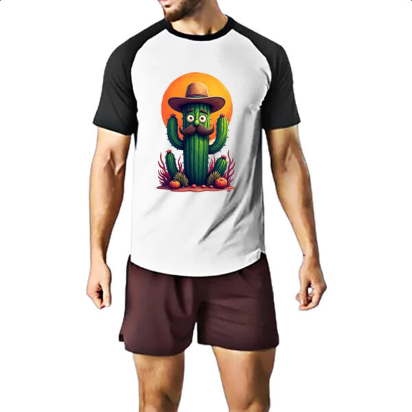 Camiseta Raglan Cactus Muchachi - Imagem 2