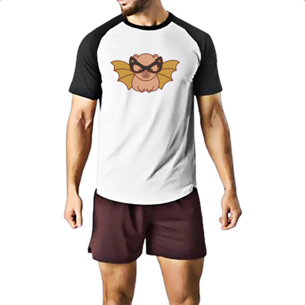 Camiseta Raglan Capivara Morcego - Imagem 2