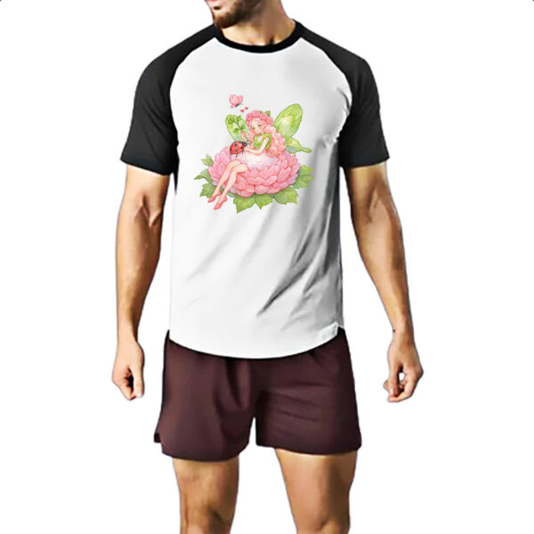 Camiseta Raglan Fada e Joaninha - Imagem 2