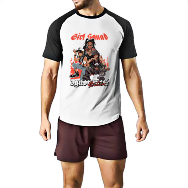 Camiseta Raglan Girl Hip Hop Squad - Imagem 2