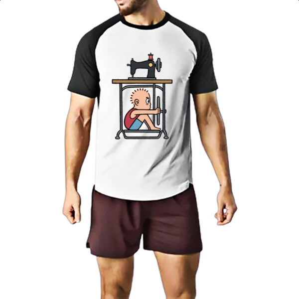 Camiseta Raglan Meu primeiro carro - Imagem 2