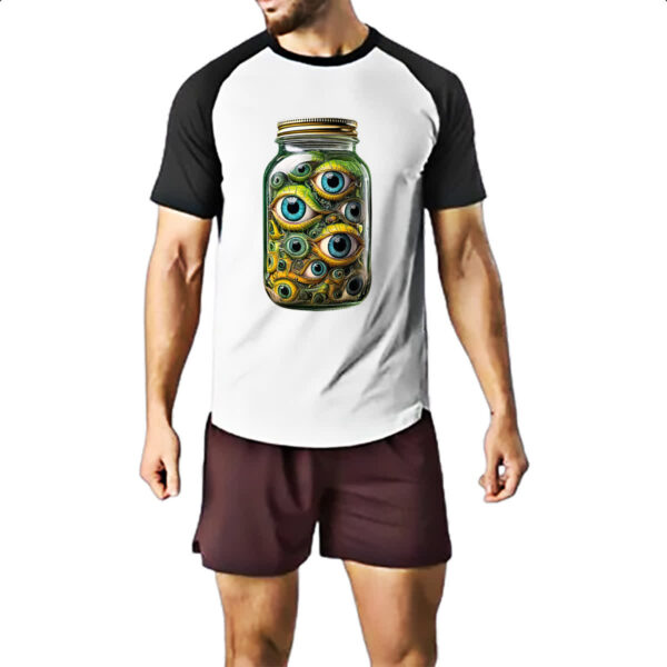 Camiseta Raglan Olhos em conserva - Imagem 2