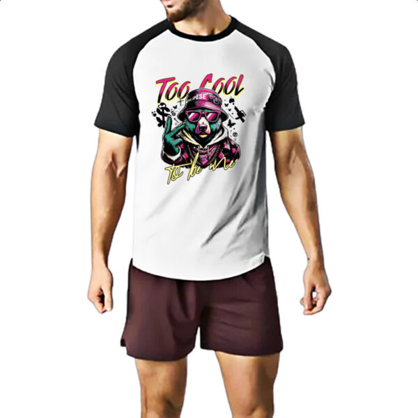 Camiseta Raglan Urso Too Cool - Imagem 2