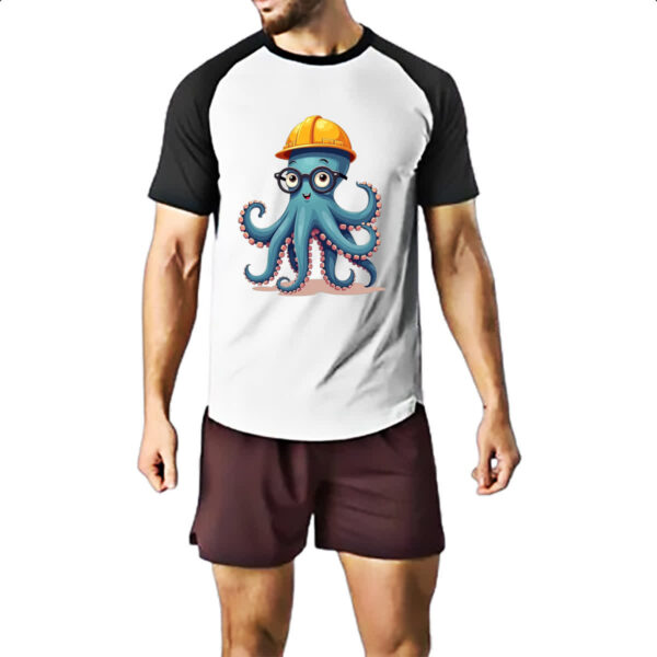 Camiseta Raglan Polvo operario - Imagem 2