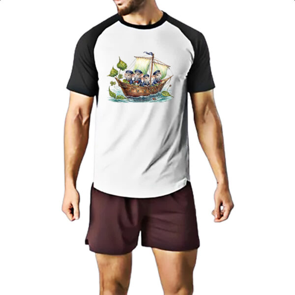 Camiseta Raglan Ratinhos marinheiros - Imagem 2