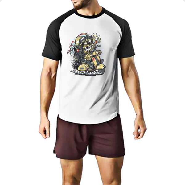 Camiseta Raglan Zombie 66 - Imagem 2