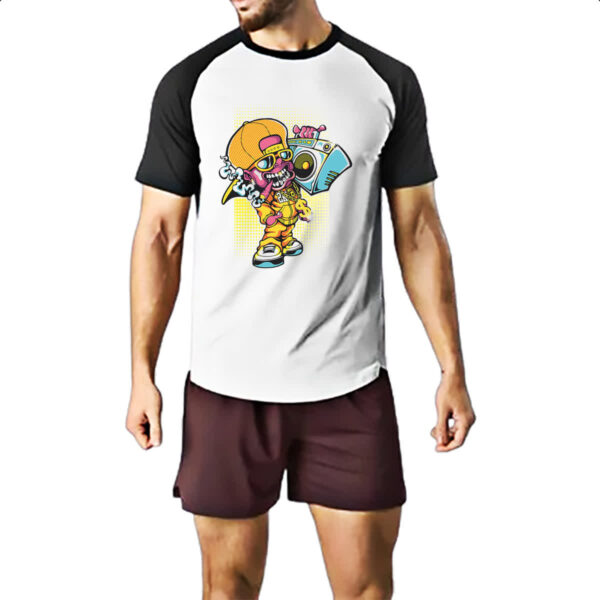 Camiseta Raglan Zombie sound - Imagem 2
