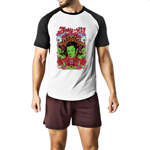 Camiseta Raglan Zombie star 1 - Imagem 2