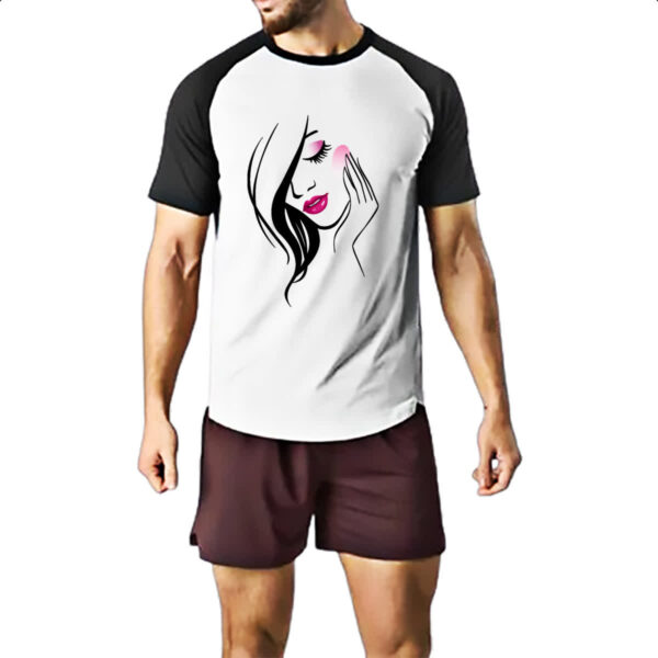 Camiseta Raglan Beautiful Girl 3 - Imagem 2