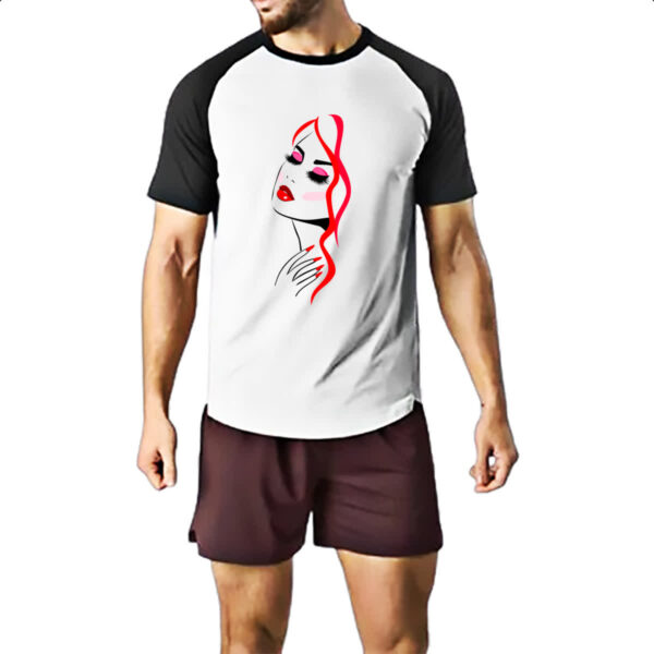 Camiseta Raglan Beautiful Girl 4 - Imagem 2