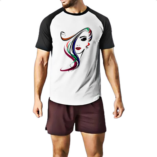 Camiseta Raglan Beautiful Girl 5 - Imagem 2