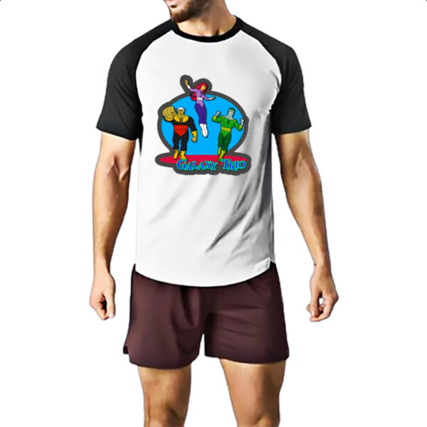 Camiseta Raglan Nostalgia Galaxy Trio - Imagem 2