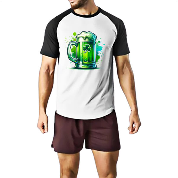 Camiseta Raglan St Patricks Day Cerveja - Imagem 2