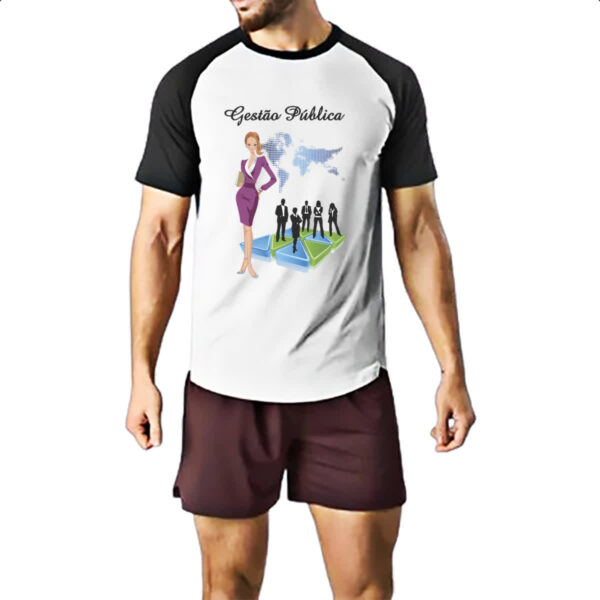 Camiseta Raglan Gestao Publica - Imagem 2