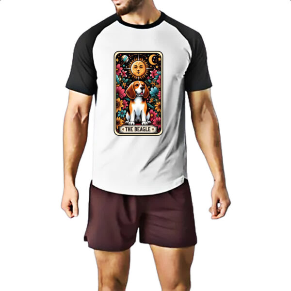 Camiseta Raglan Taro cachorro Beagle - Imagem 2