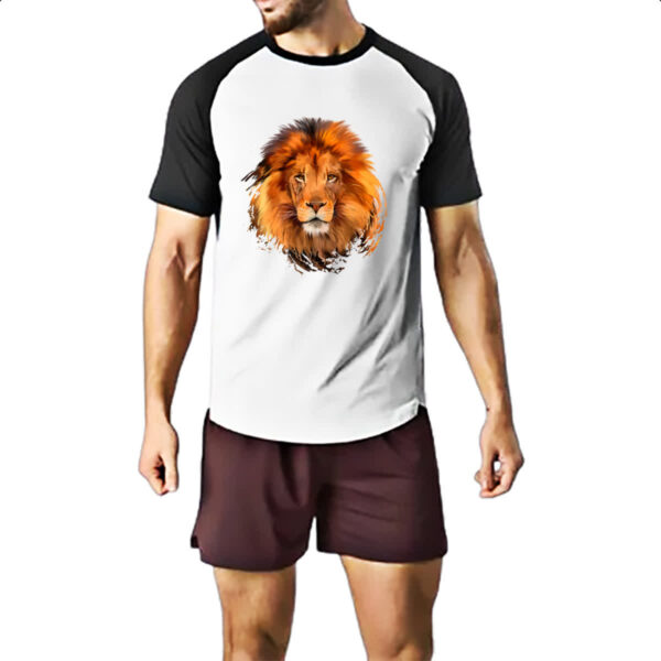 Camiseta Raglan Leao de Juda 02 - Imagem 2