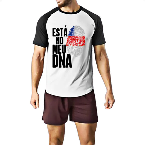 Camiseta Raglan Esta no meu DNA Amazonas - Imagem 2