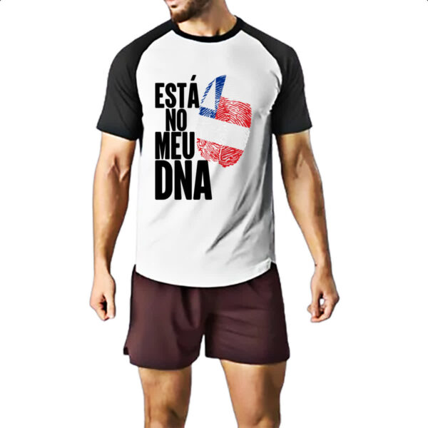 Camiseta Raglan Esta no meu DNA Bahia - Imagem 2