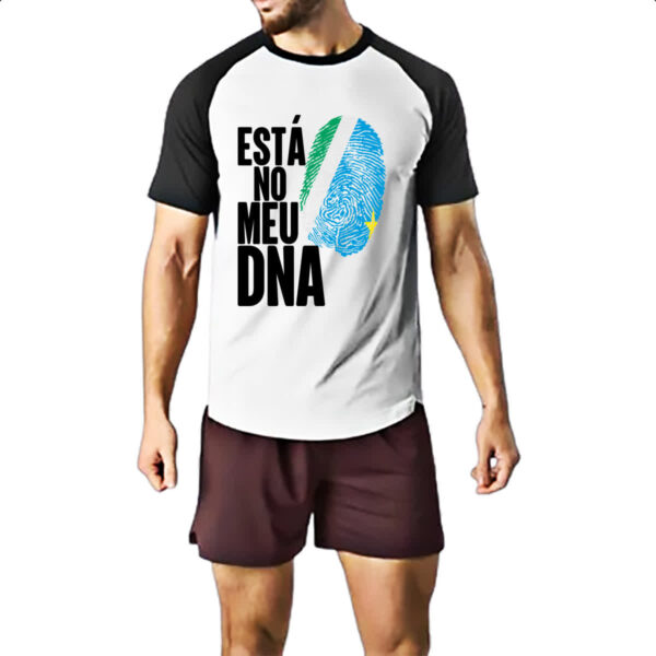 Camiseta Raglan Esta no meu DNA Mato Grosso do Sul - Imagem 2