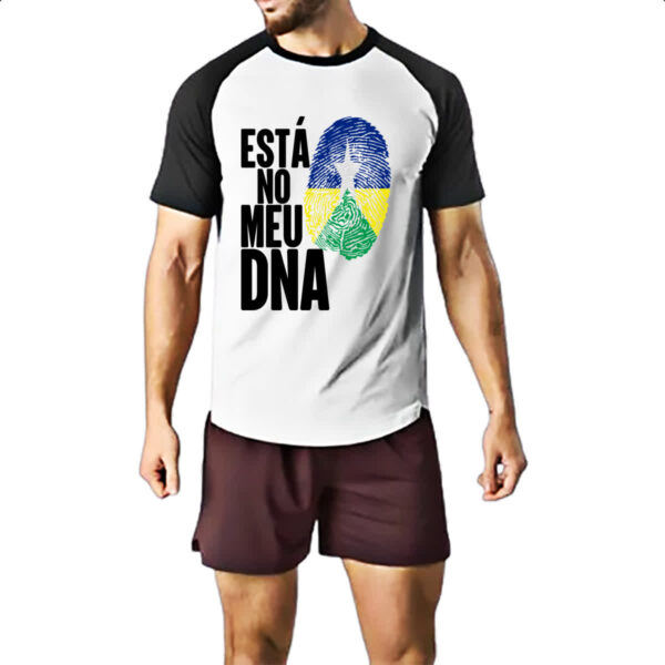 Camiseta Raglan Esta no meu DNA Rondonia - Imagem 2