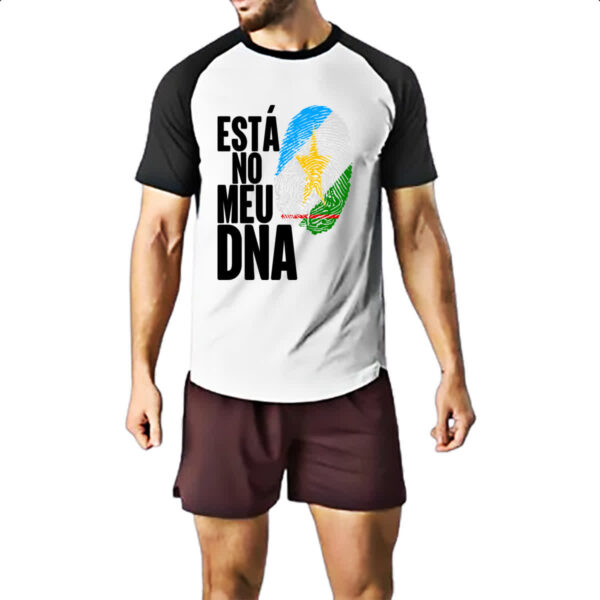 Camiseta Raglan Esta no meu DNA Roraima - Imagem 2