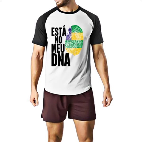 Camiseta Raglan Esta no meu DNA Sergipe - Imagem 2