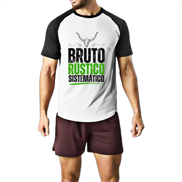 Camiseta Raglan Bruto Rustico Sistematico - Imagem 2