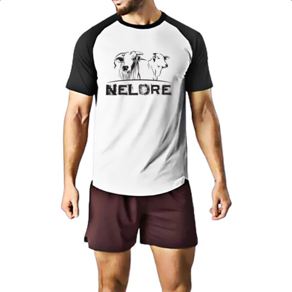 Camiseta Raglan Vaca Nelore 1 - Imagem 2
