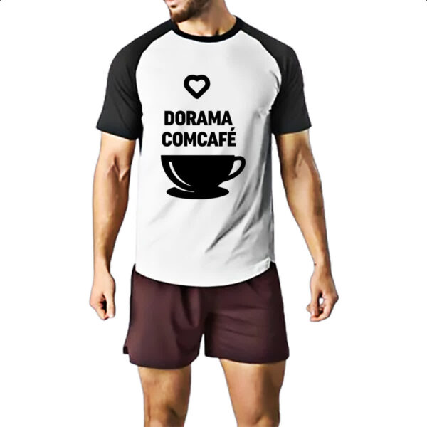 Camiseta Raglan Dorama com cafe - Imagem 2