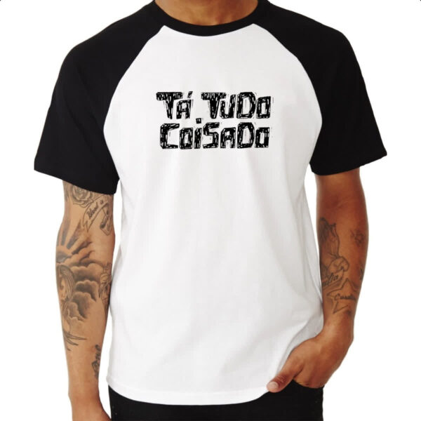 Camiseta Raglan Ta tudo coisado - Imagem 3