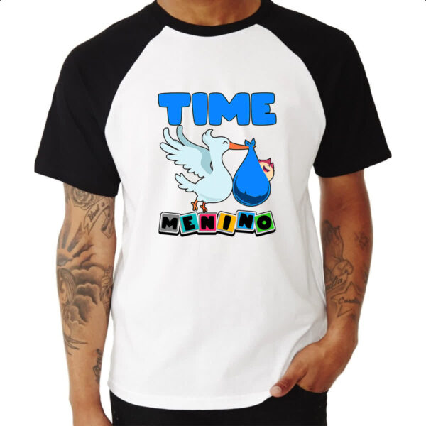 Camiseta Raglan Cegonha Time Menino - Imagem 3