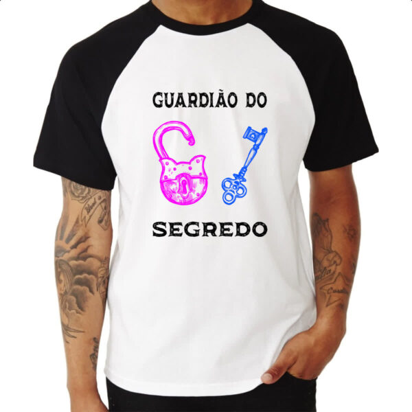 Camiseta Raglan Guardiao do Segredo - Imagem 3