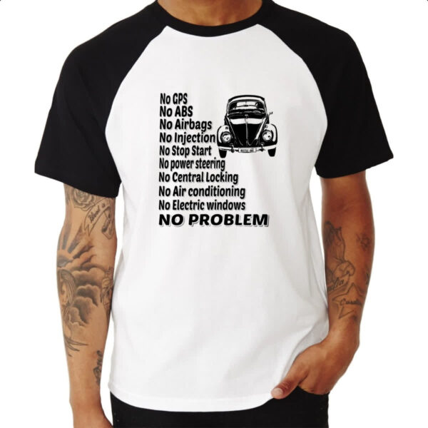 Camiseta Raglan Fusca sem problemas - Imagem 3
