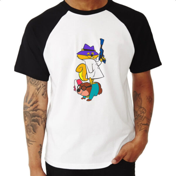 Camiseta Raglan Nostalgia Esquilo Secreto - Imagem 3