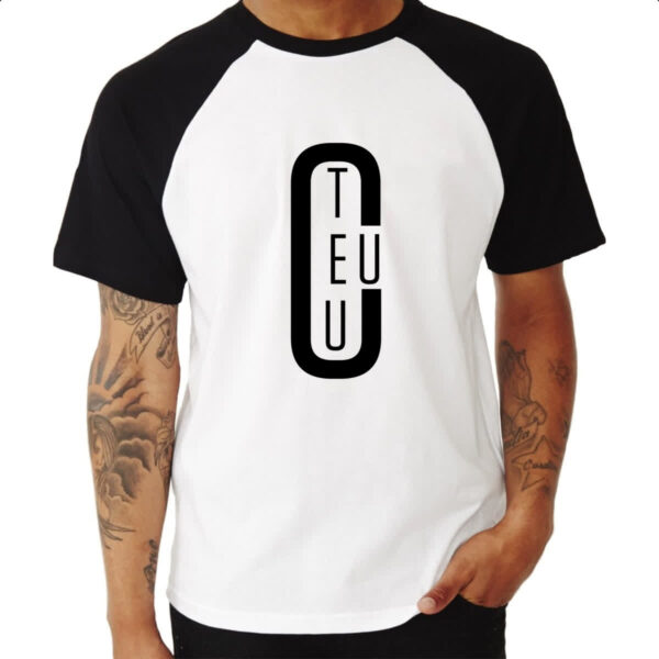 Camiseta Raglan Teu ceu meme religioso - Imagem 3