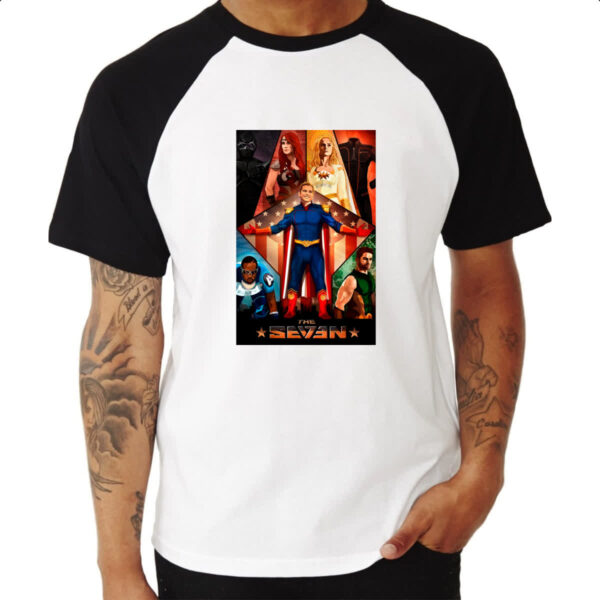 Camiseta Raglan The seven - Imagem 3