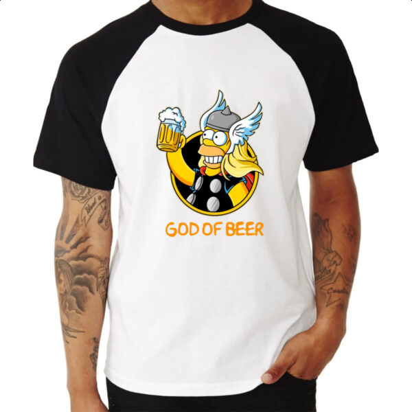 Camiseta Raglan Thormmer - God of beer - Imagem 3
