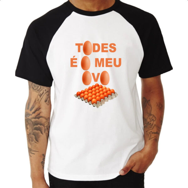 Camiseta Raglan Todes e o meu ovo - Imagem 3