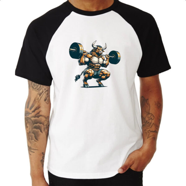 Camiseta Raglan Touro maromba - Imagem 3