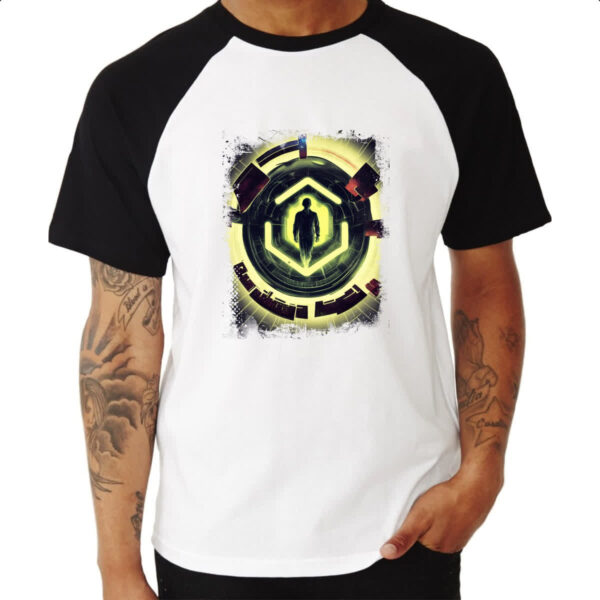 Camiseta Raglan Tunel do tempo - Imagem 3