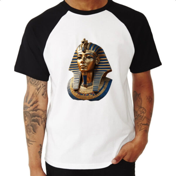 Camiseta Raglan Tutancamon busto - Imagem 3