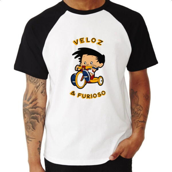 Camiseta Raglan Veloz e furioso - Imagem 3