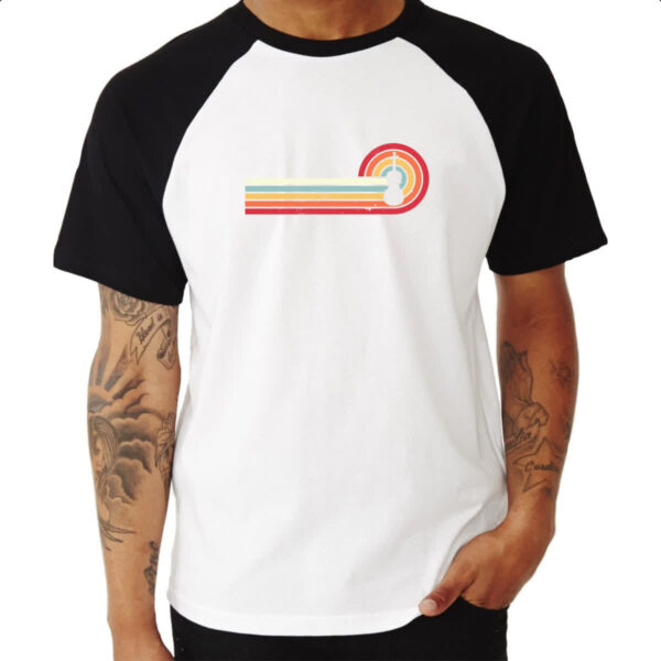 Camiseta Raglan Viollino Espiral Sunset Art - Imagem 3