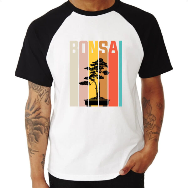 Camiseta Raglan Bonsai vintage - Imagem 3