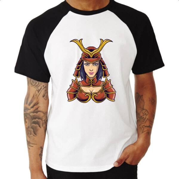 Camiseta Raglan Samurai Girl - Imagem 3