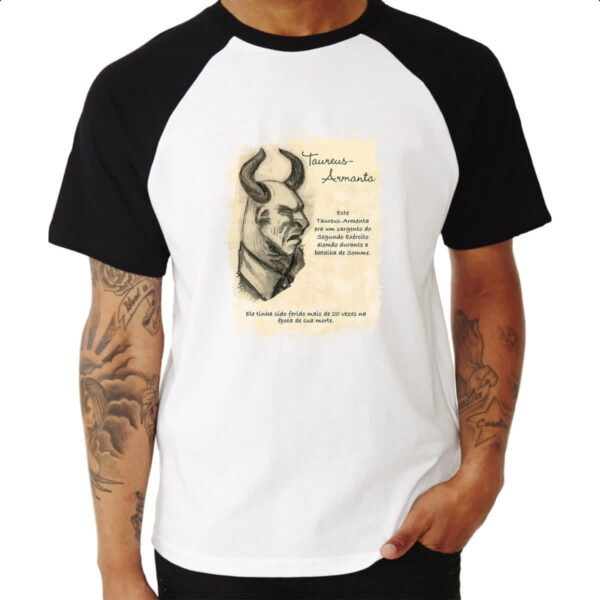 Camiseta Raglan Grimm Livro Taureus Armanta - Imagem 3