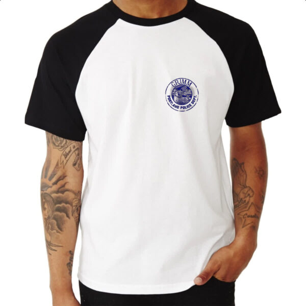 Camiseta Raglan Grimm Portland Police Dept - Imagem 3