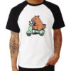 Camiseta Raglan Capivara na lambreta - Image 3